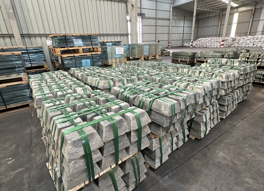 Packaged antimony inventory